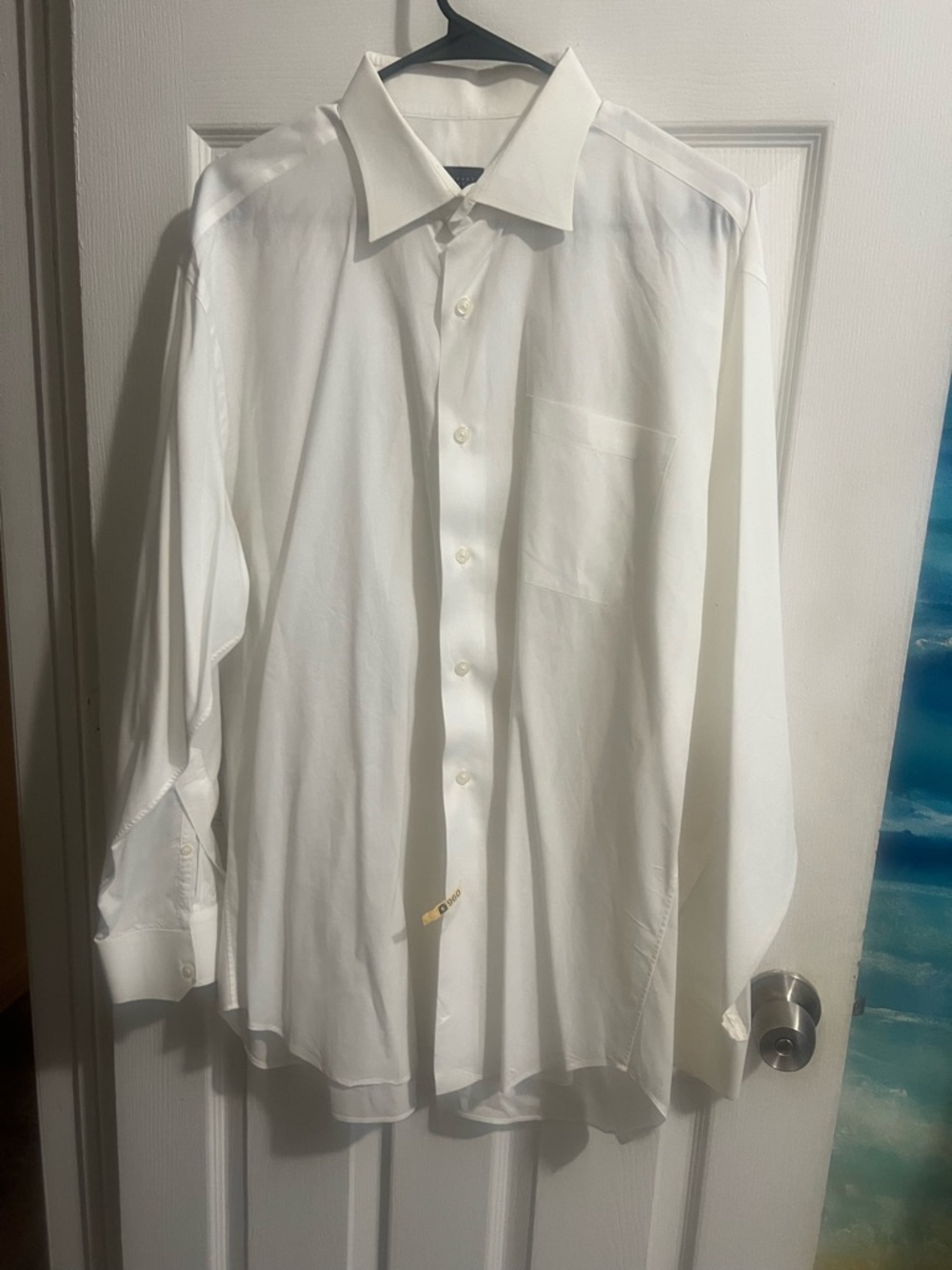 Robert Talbott White Men's Dress Shirt - Classic Collar